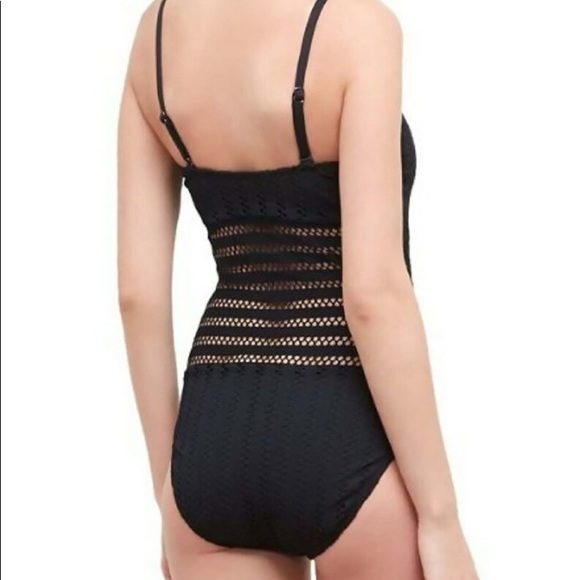 NWT Kenneth Cole Crochet Swimsuit - Picture 4 of 10